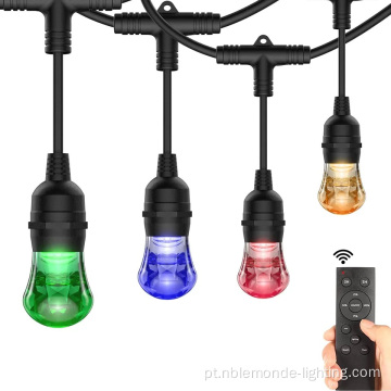 Luzes de corda LED de decoração à prova d&#39;água ao ar livre